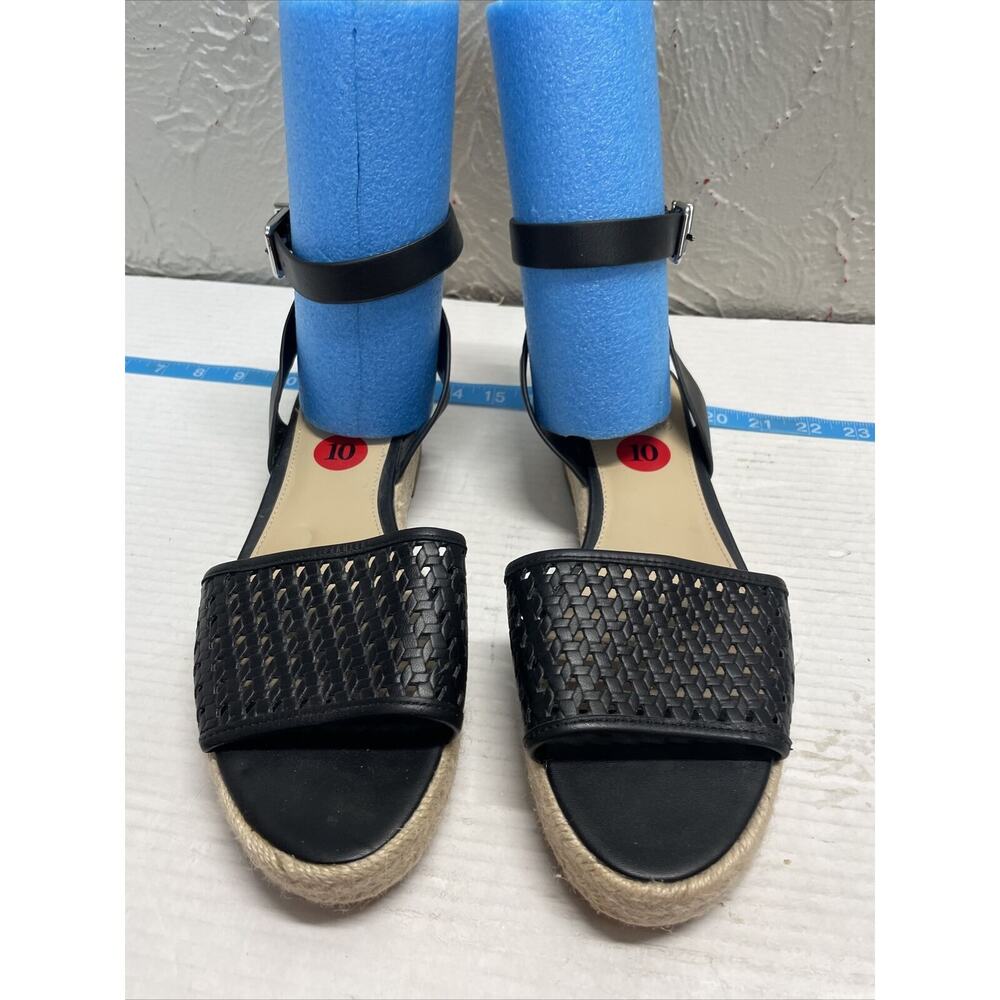 NEW Vince Camuto KOVYA Ankle Strap Weave Espadrille Sandals‎ Women's Size 10M